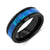 Tungsten Carbide Black Ring with Blue Opal – Modern Elegance Meets Timeless Beauty - Pristine Pieces By Amy