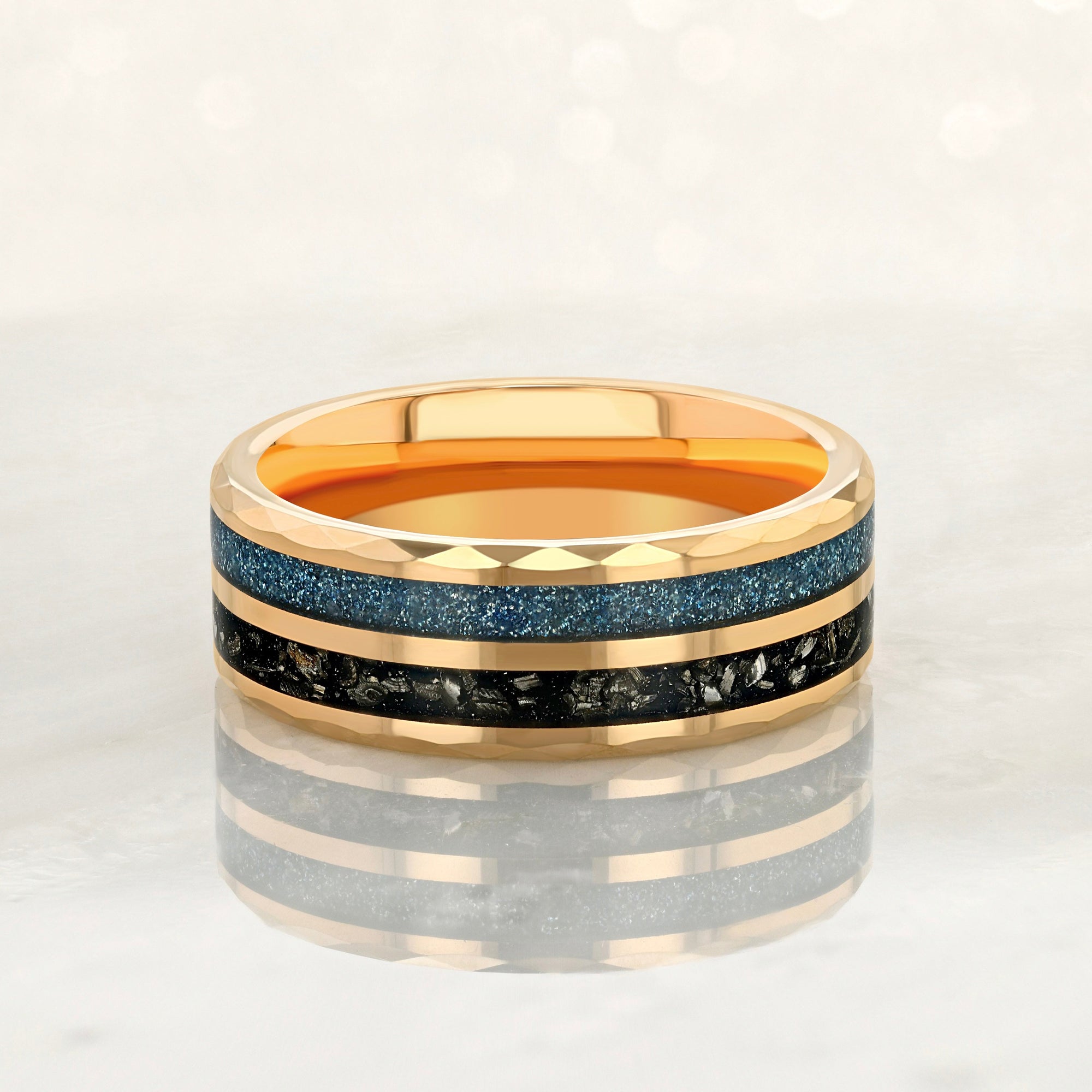 Rose Gold Tungsten Rings